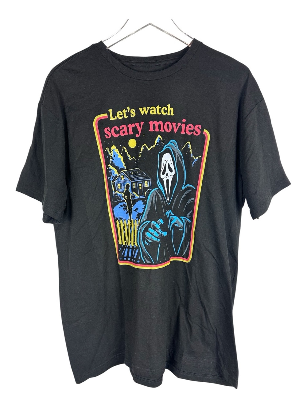 Scream Ghost Face "Let's Watch Scary Movies" T-Shirt